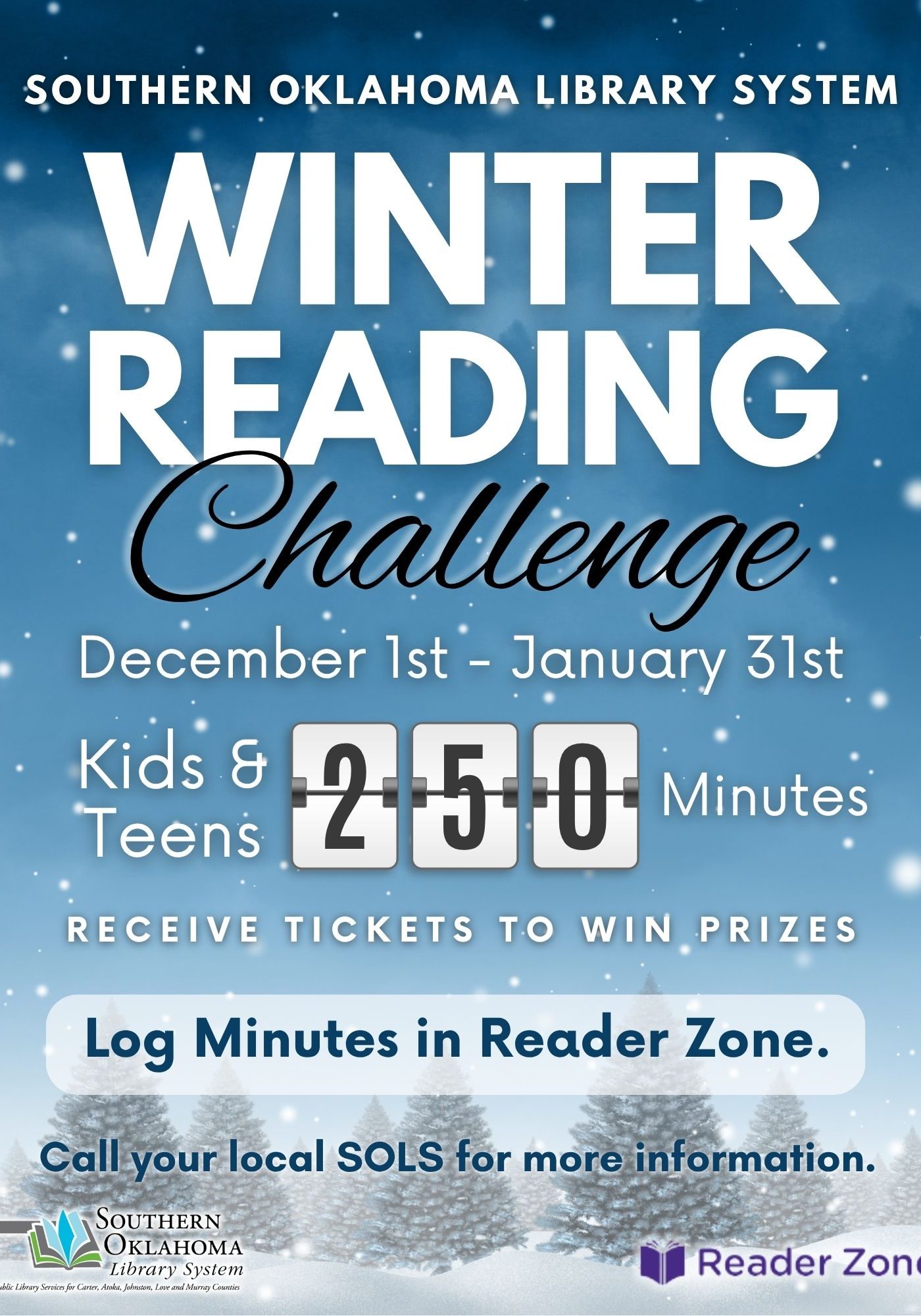 Winter Reading Challenge SOLS 2025 web