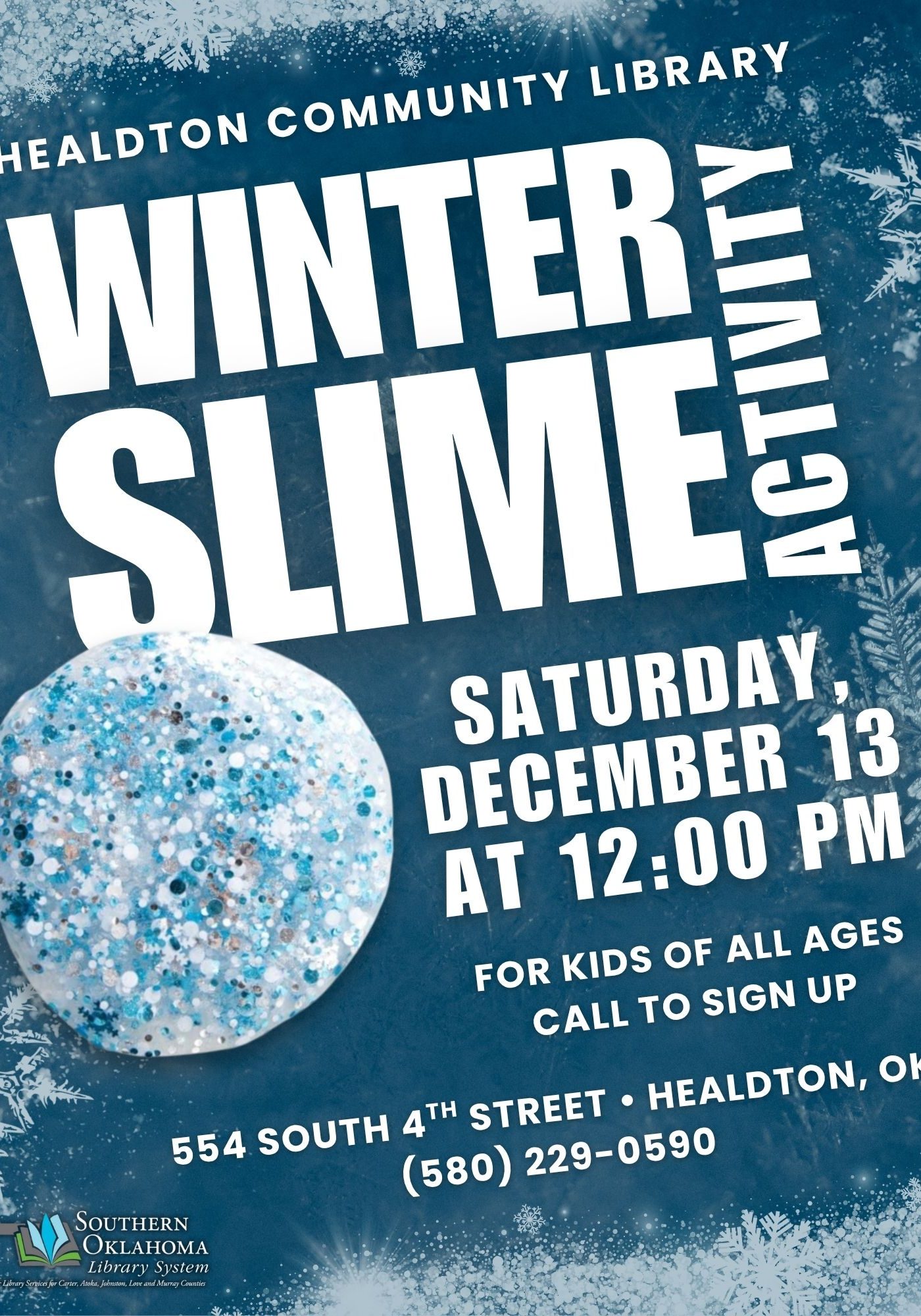 Winter Slime HCL Flyer 2025