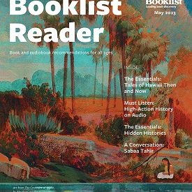 Magazine cover for May 2023 Booklist Reader